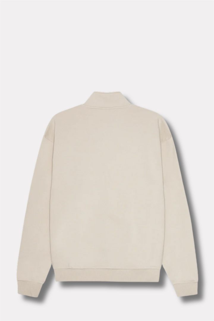 Crew Half-Zip Sweatshirt Light Sand