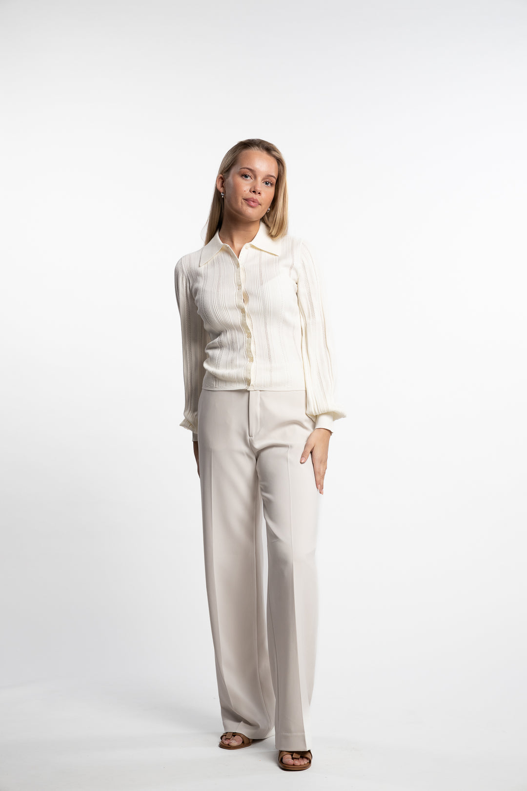 Hutton Trouser- Ivory