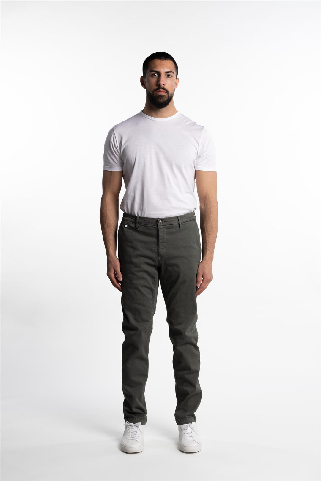 Benni Regular Fit Chinos Dark Green