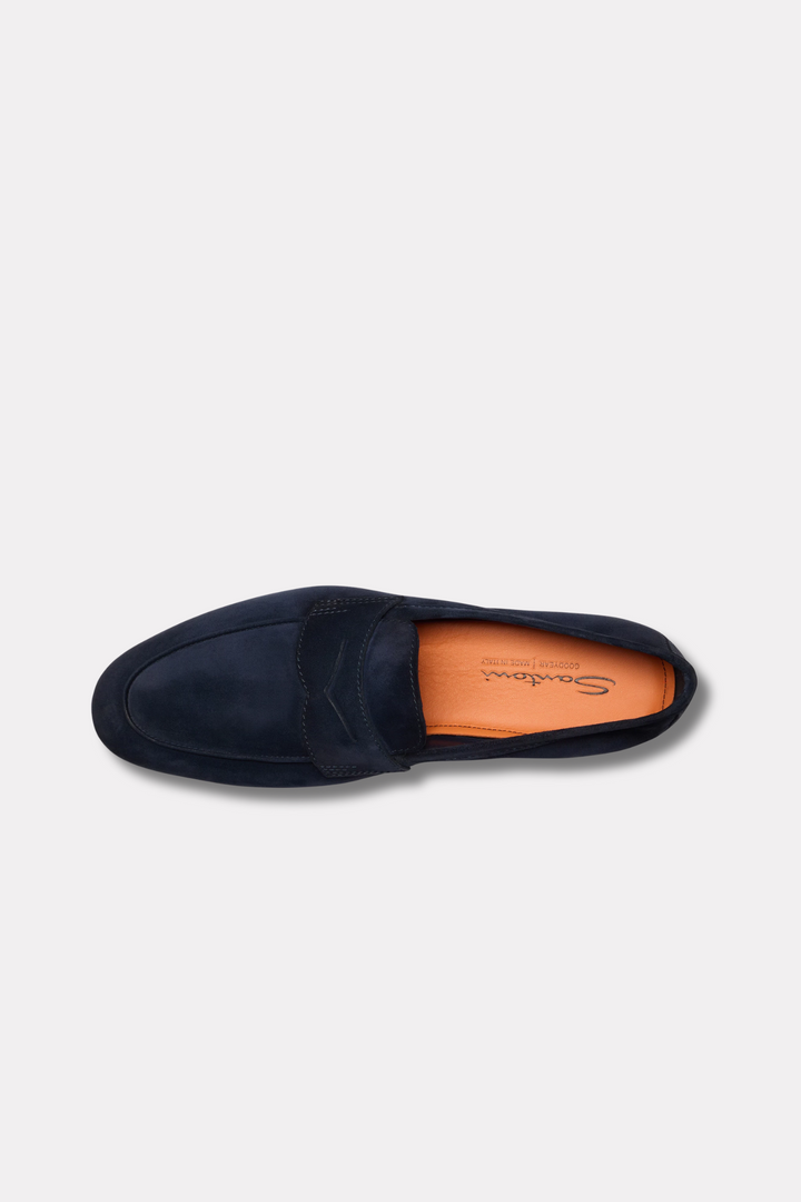 Carlo Loafer Blue Suede