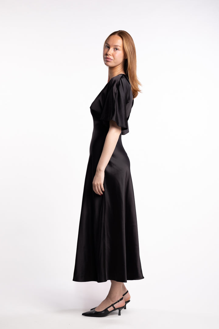 Rakel Midi Dress - Black