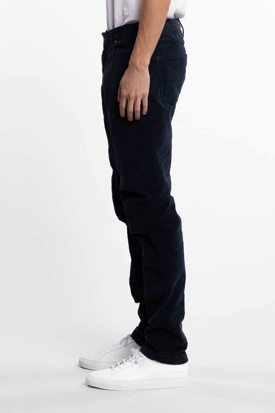 Cotton Corduroy 5-Pocket Pants Dark Blue