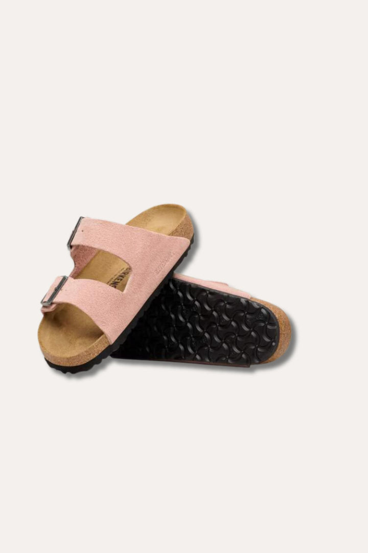 Arizona Suede Leather- Pink Clay