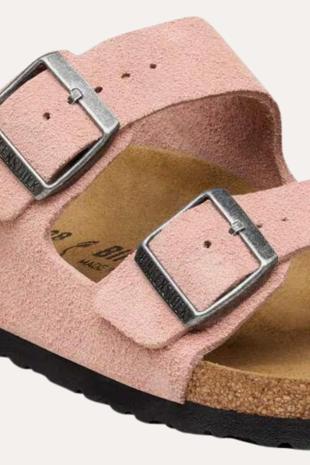 Arizona Suede Leather- Pink Clay