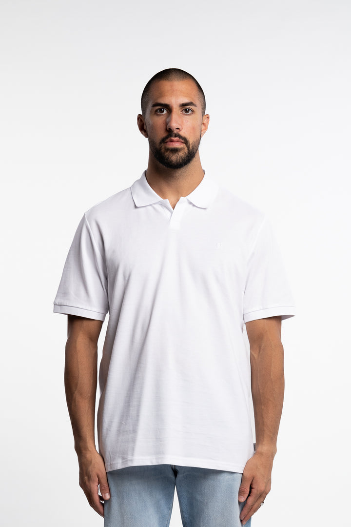 Piqué Polo White