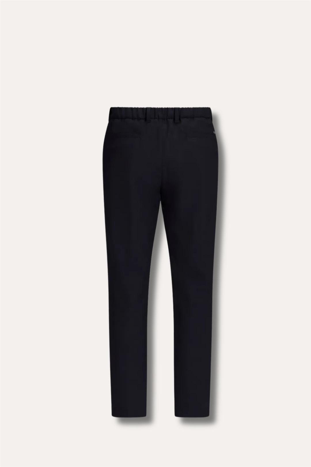 Light Stretch Travel Wool Trousers Navy Blue