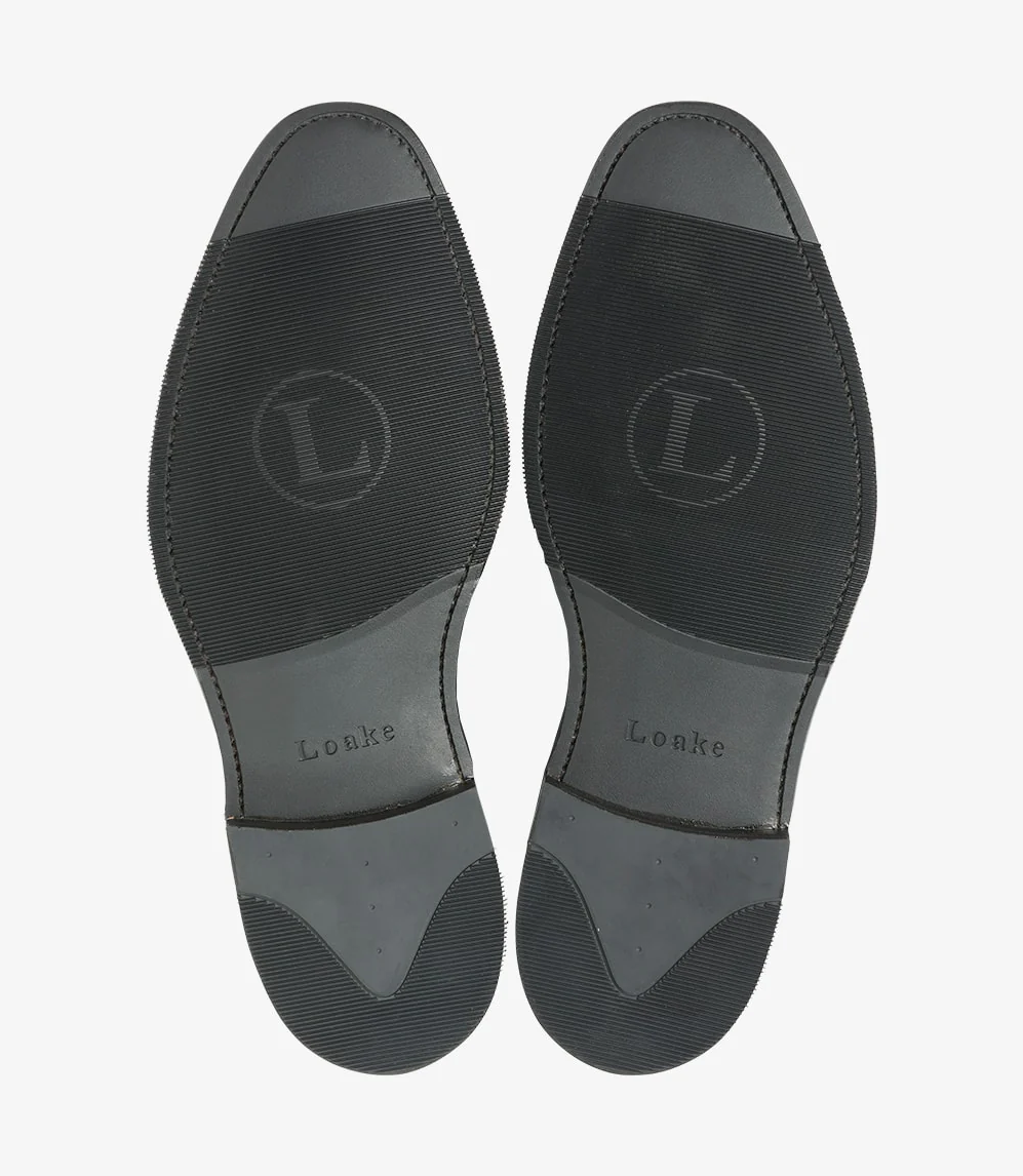 Imperial Penny Loafer Black Grain