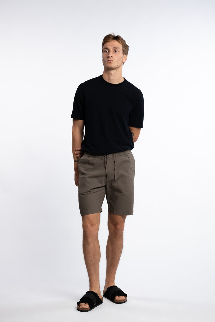 Barcelona Cotton/Linen Shorts Dusty Green