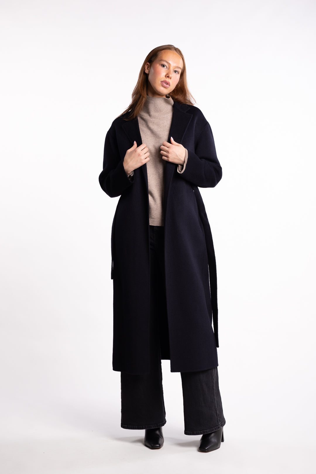 Alexa Coat- Navy