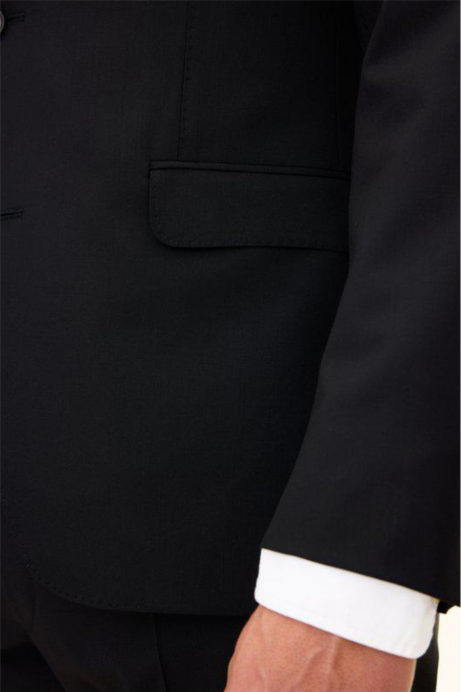 Ego Slim Fit Wool Blazer Black