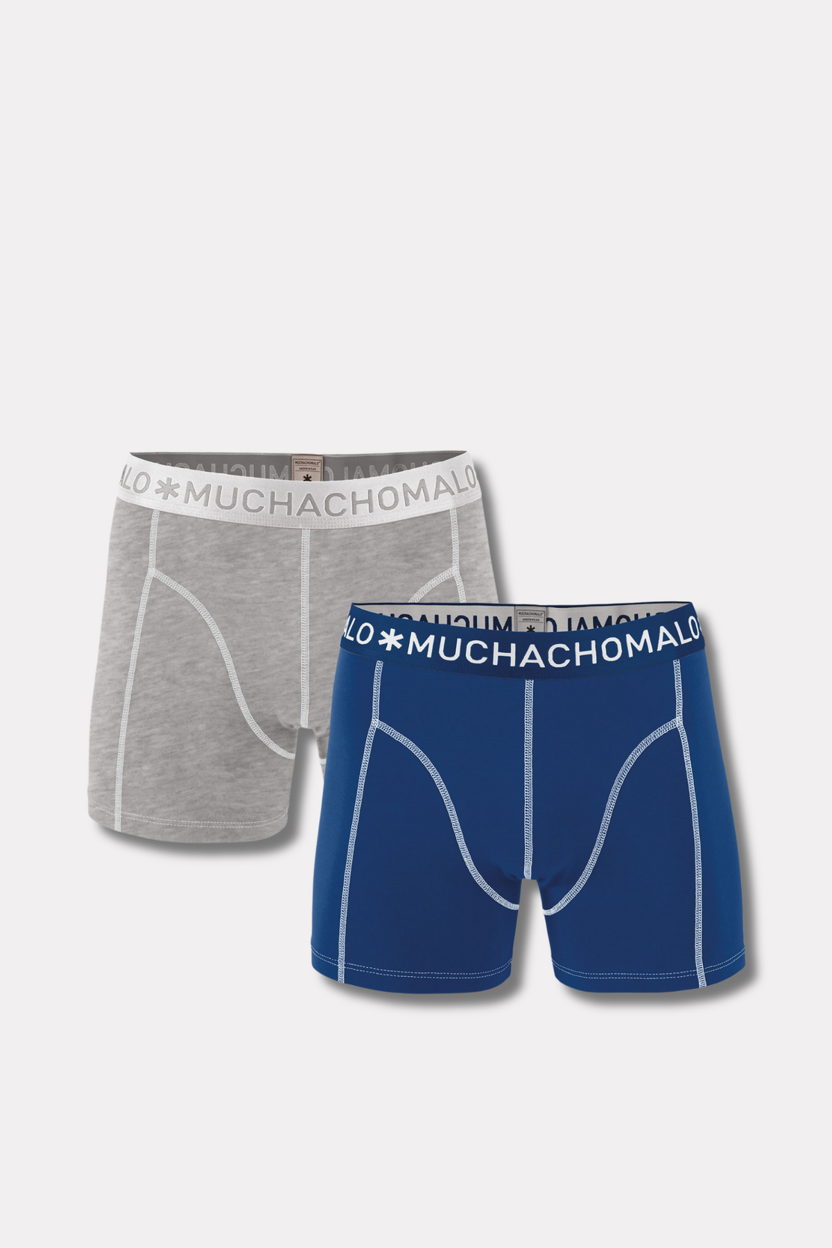 2 Pk Boxer Grey/Blue