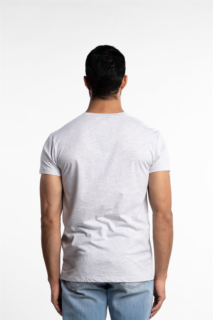 Kronos Round Neck T-Shirt White Mel