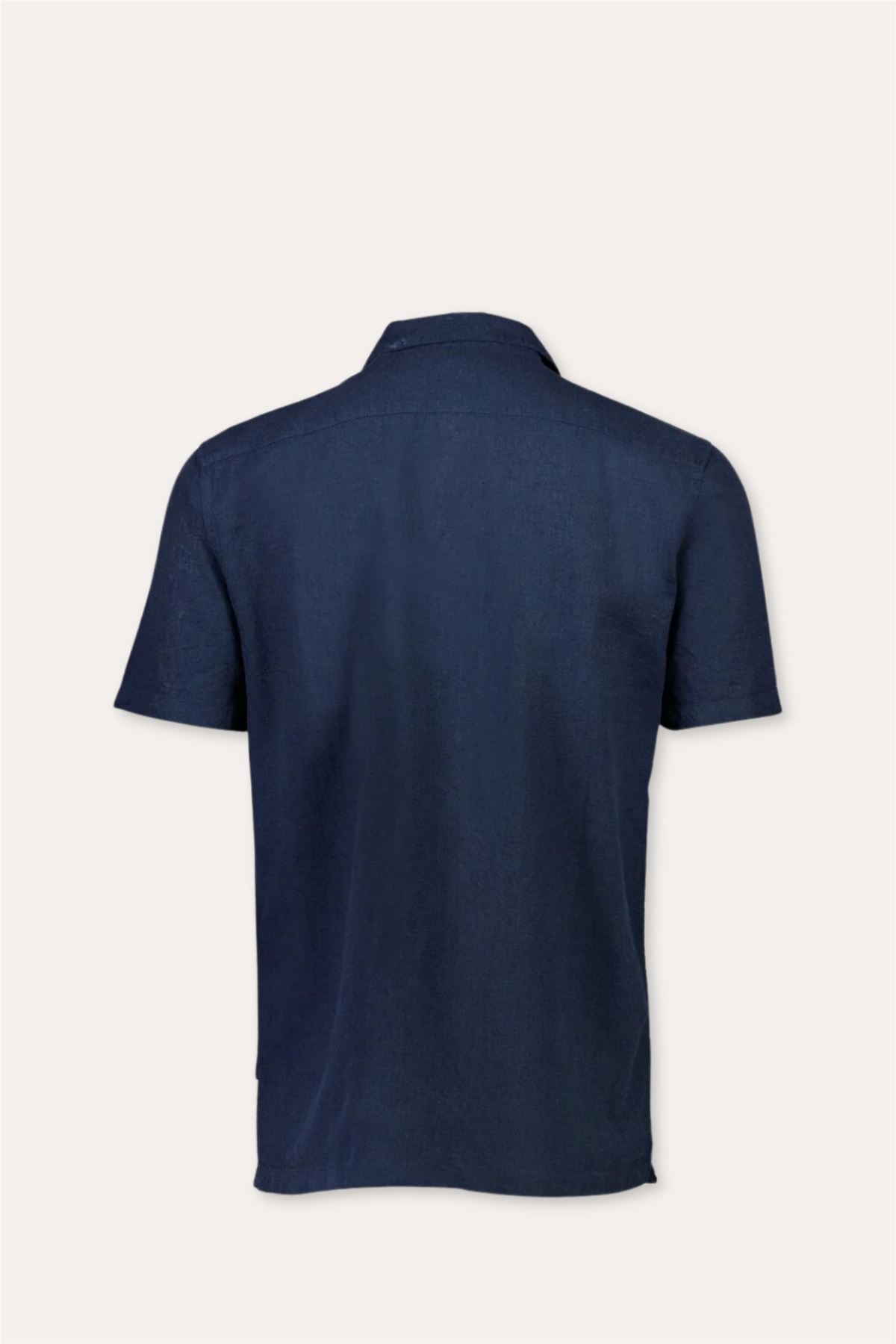 Casual Linen Blend Resort S/S Navy