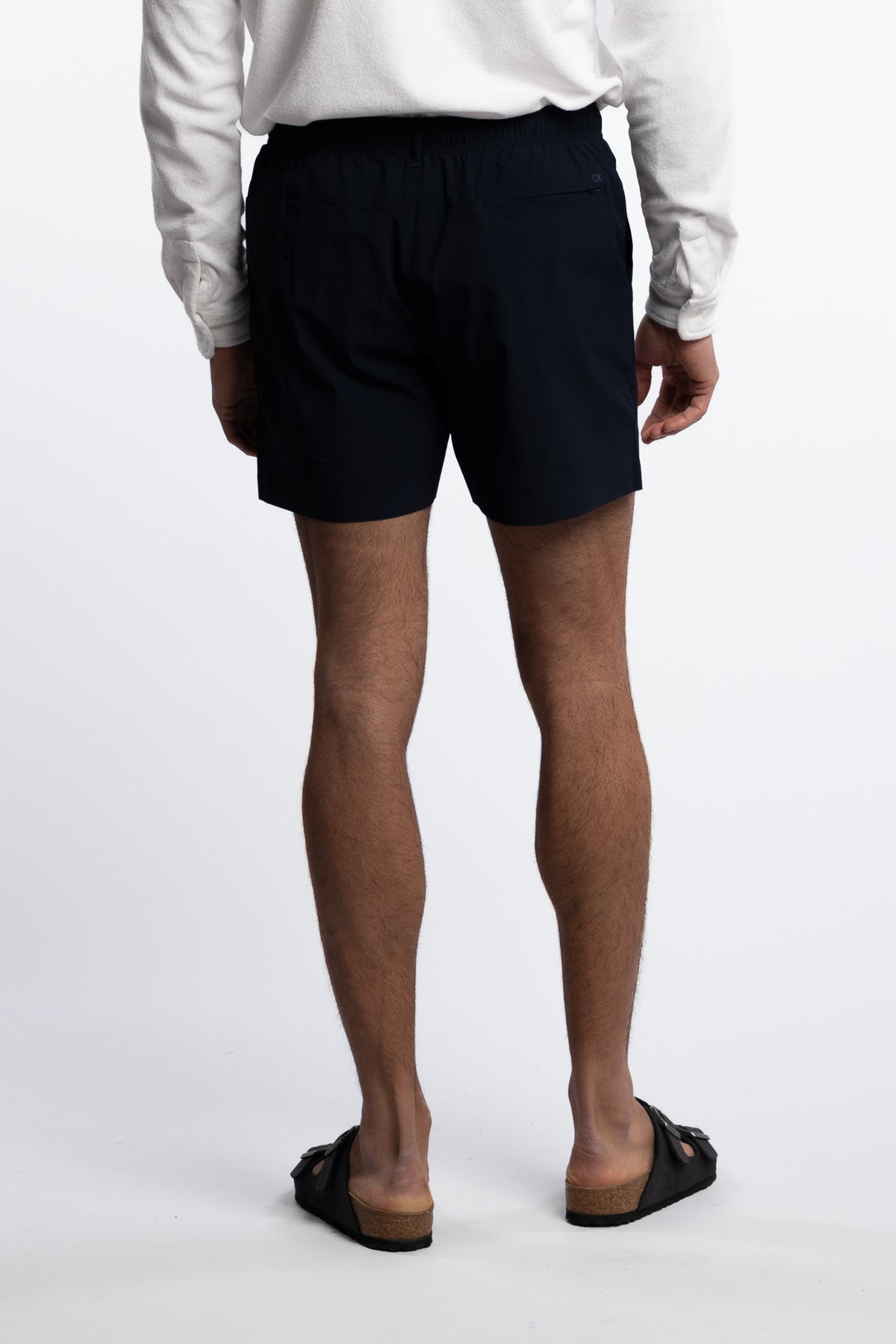 Medium Drawstring Swim Shorts Dark Sapphire