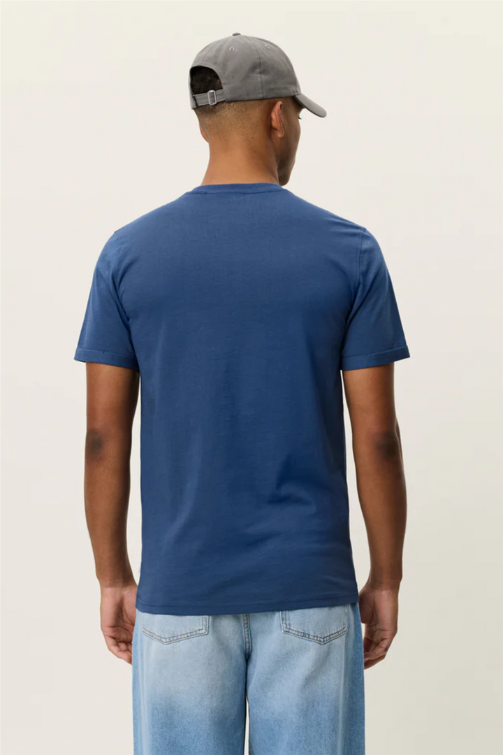 Nørregaard Contrast T-shirt Dark Denim Blue