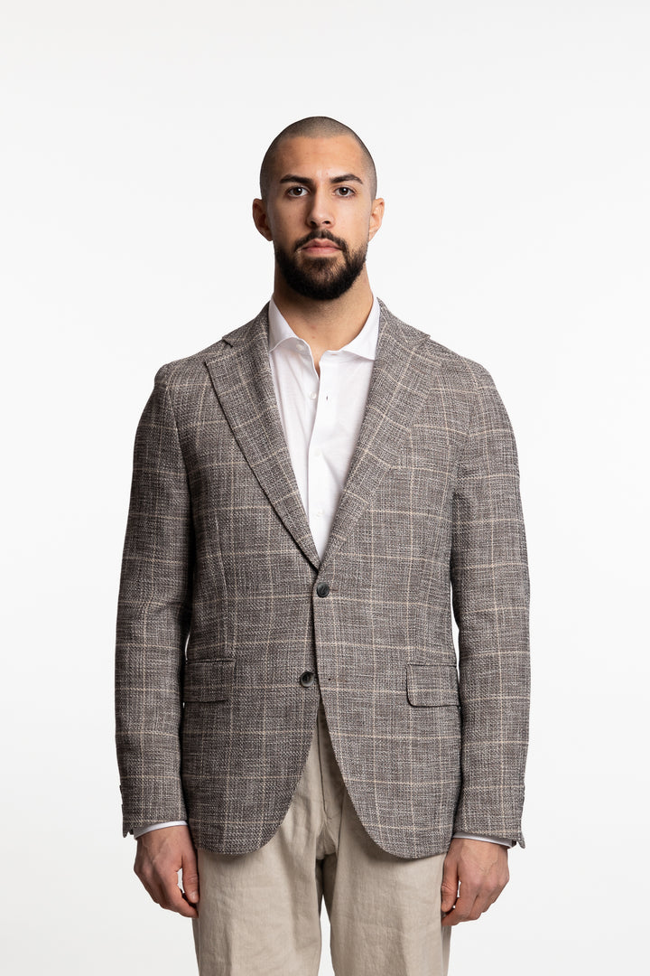 New Sienna Blazer Check Pattern