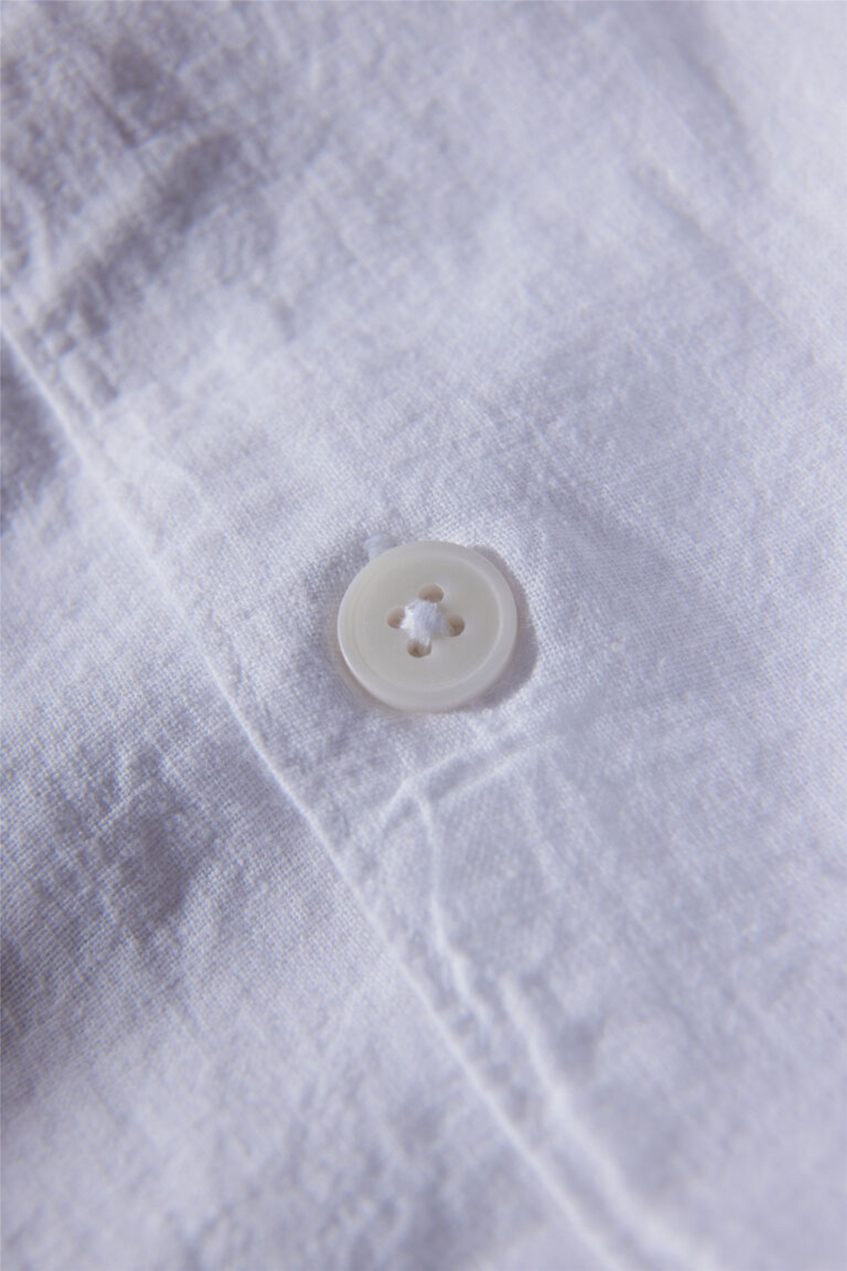 Casual Linen Blend Resort S/S White