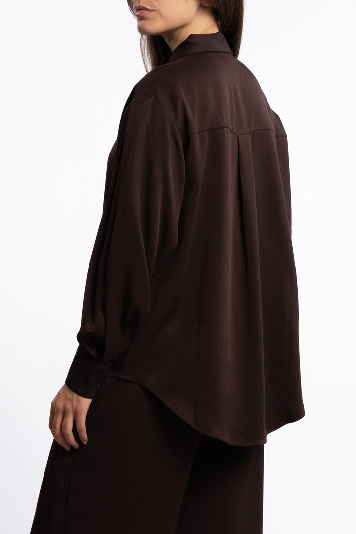 Iris Shirt - Dark Brown