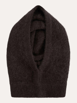 Kajsa Chunky Balaclava Dark Brown