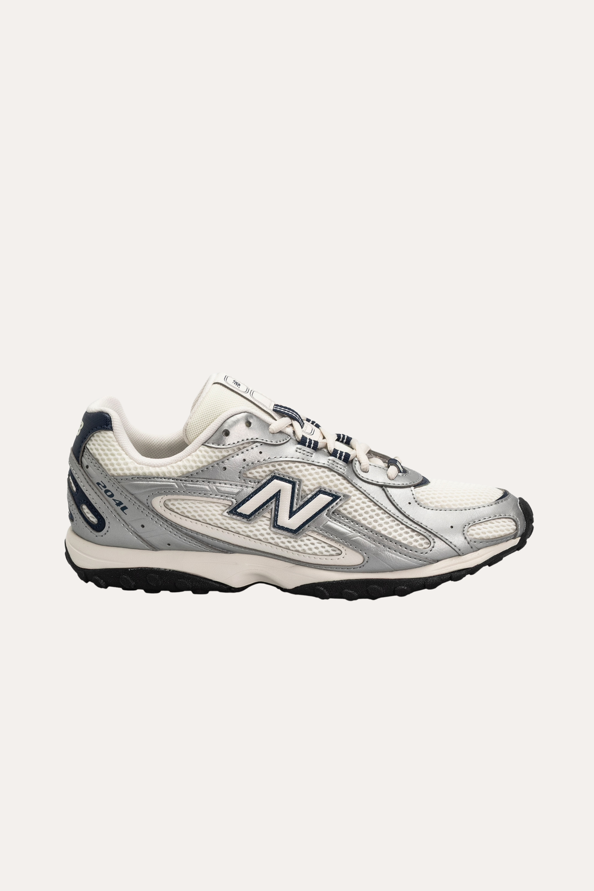 204L- Sea Salt/ Silver Metallic/ NB Navy