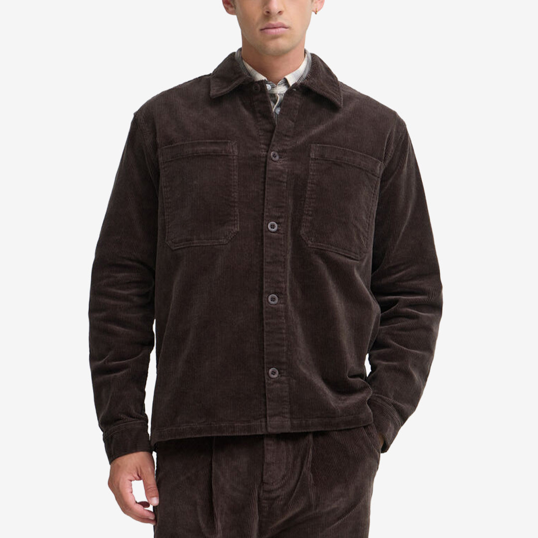 Corduroy Overshirt Brown