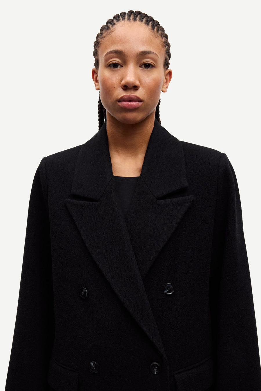 Sajill Coat 15774 - Black