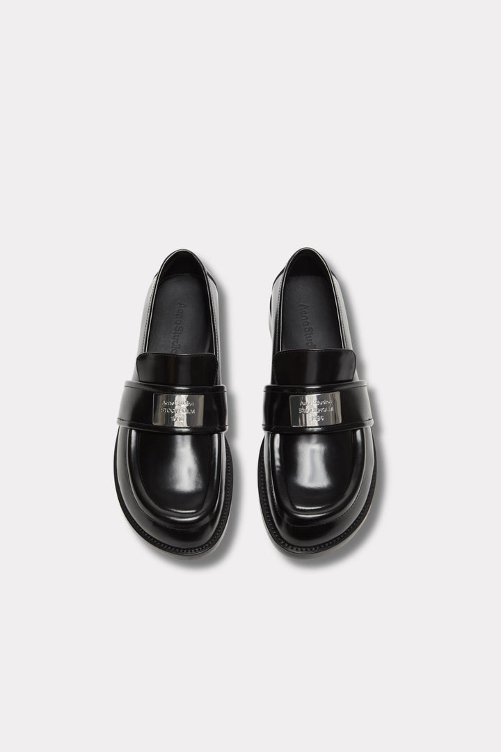 Leather Loafers- Black