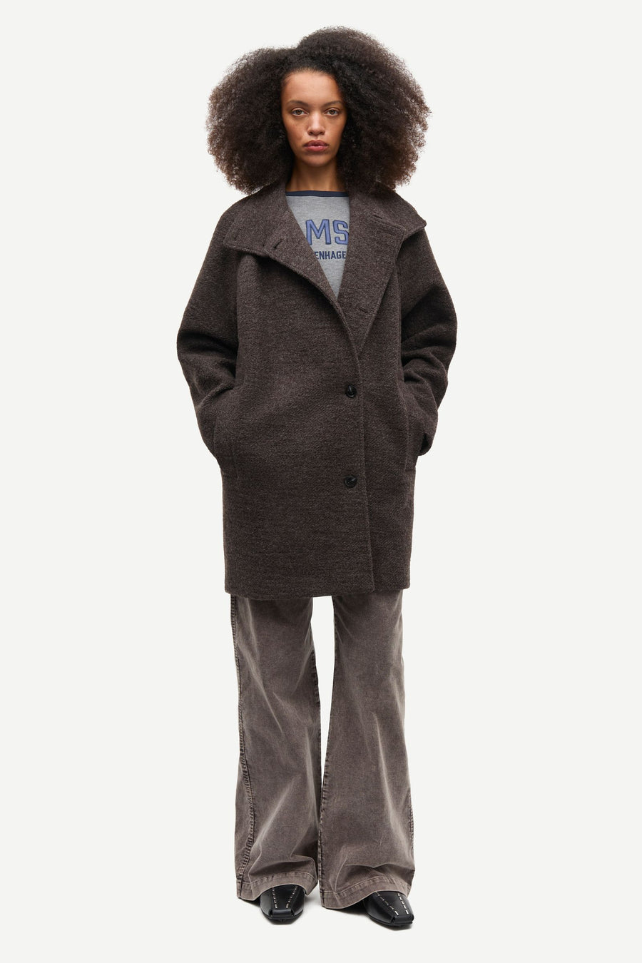 Sahanne jacket 15770 - Mulch mel