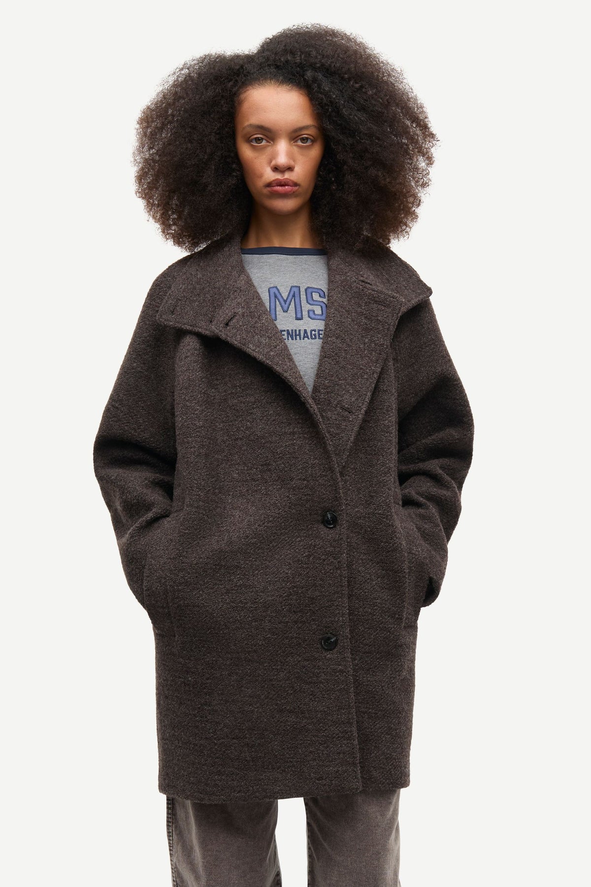 Sahanne jacket 15770 - Mulch mel
