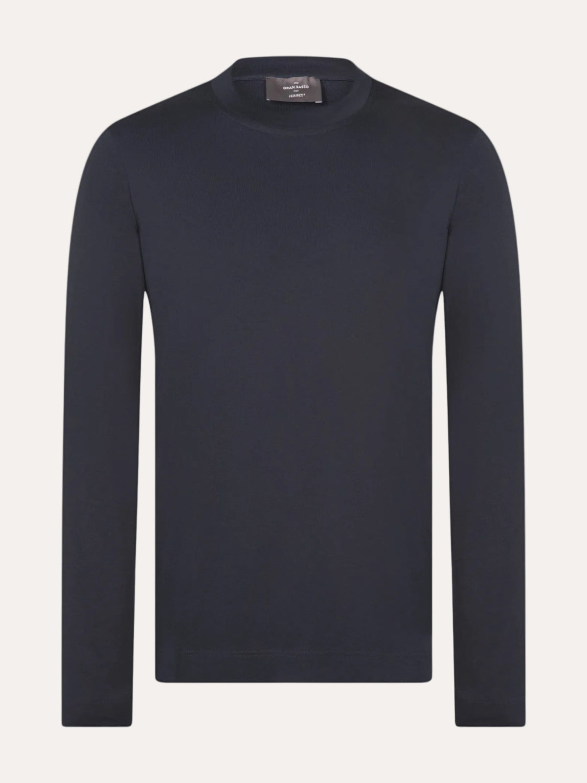 Gran Sasso Jersey Longsleeve T-Shirt Navy