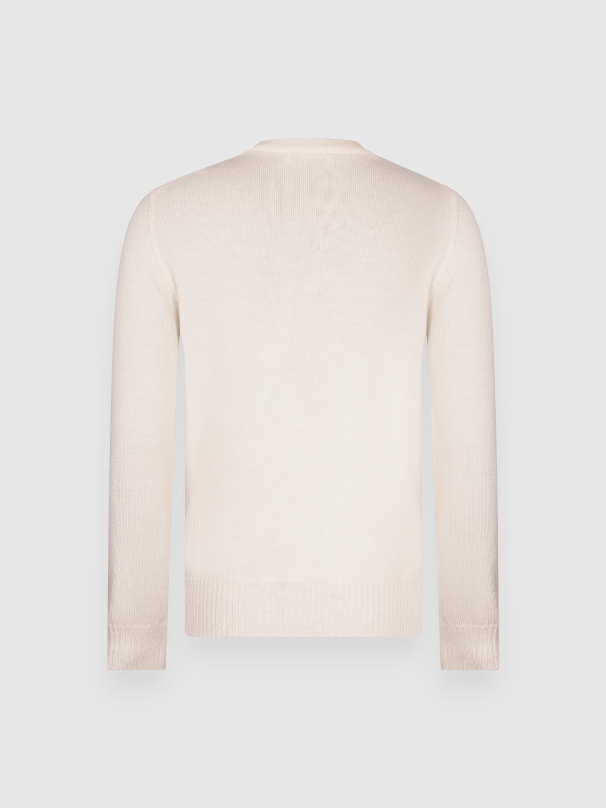 Virgin Wool Crewneck Cream