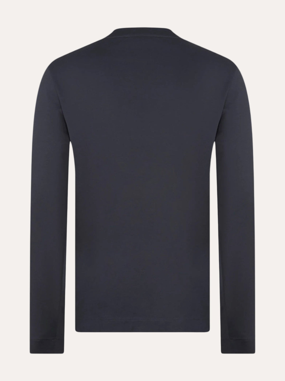Gran Sasso Jersey Longsleeve T-Shirt Navy bakside