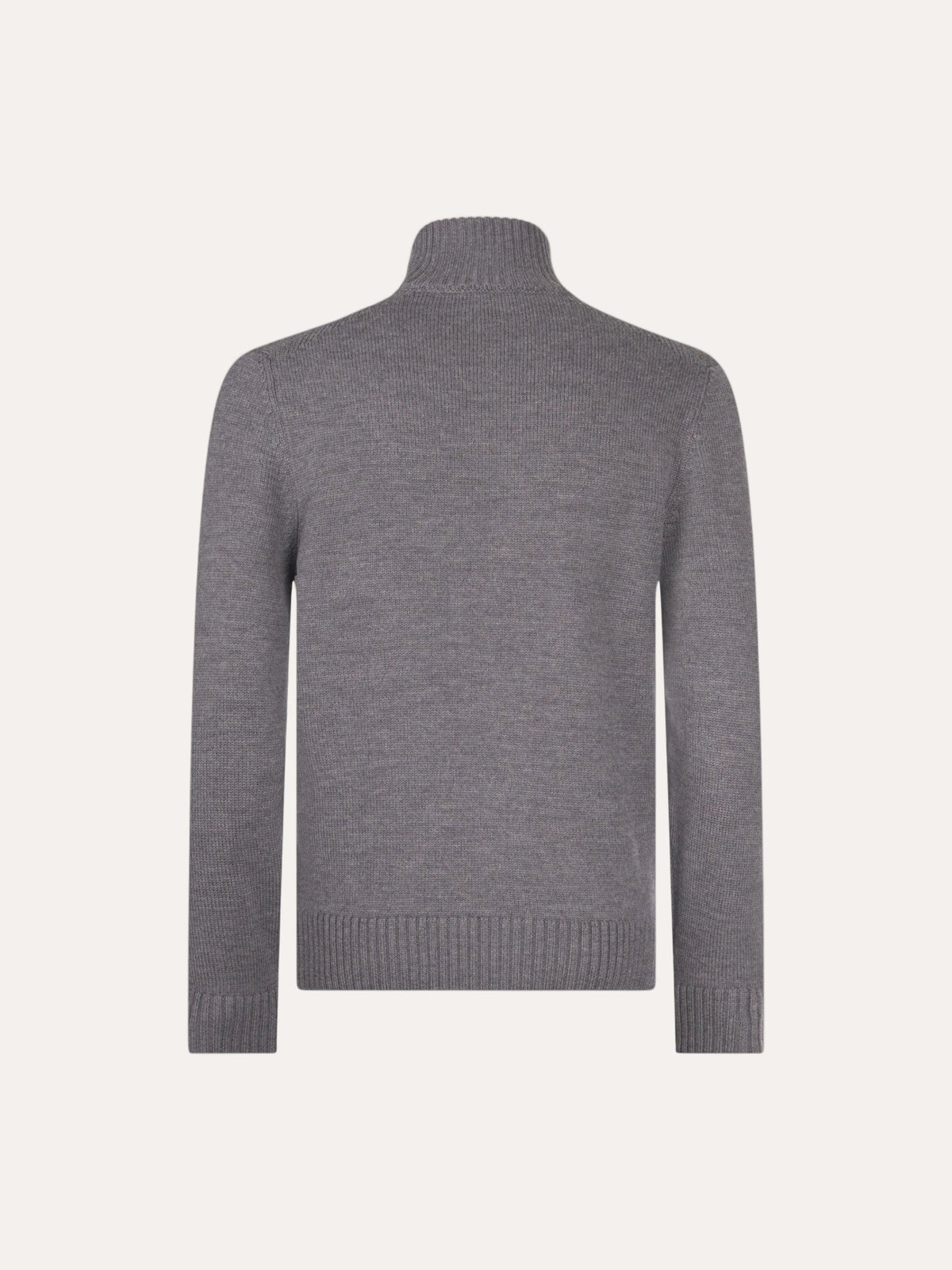 Corean Long Sleeve Virgin Wool Grey