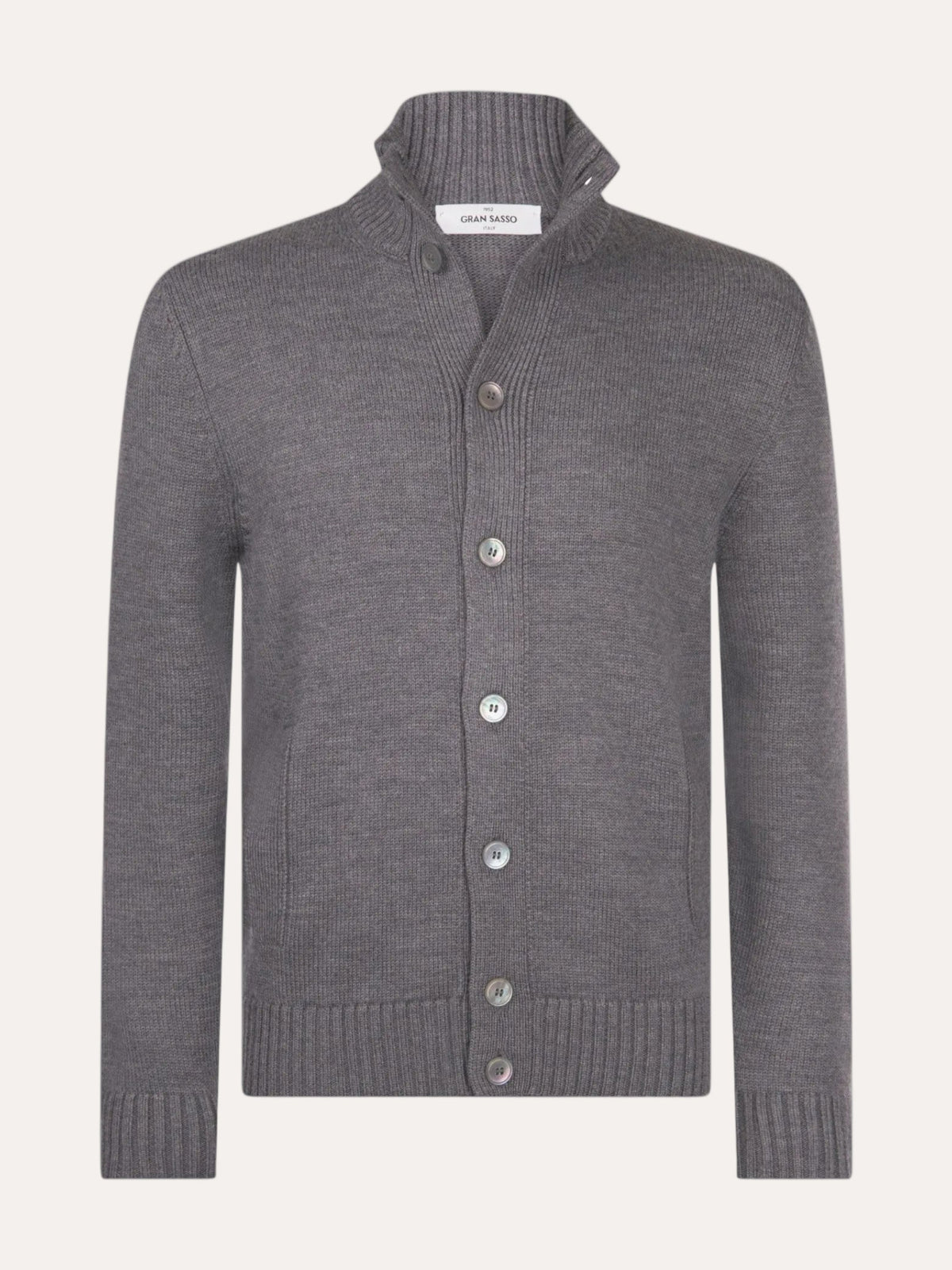 Corean Long Sleeve Virgin Wool Grey