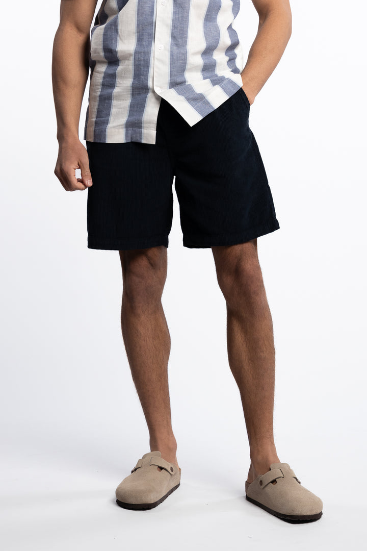 Corduroy Shorts Navy