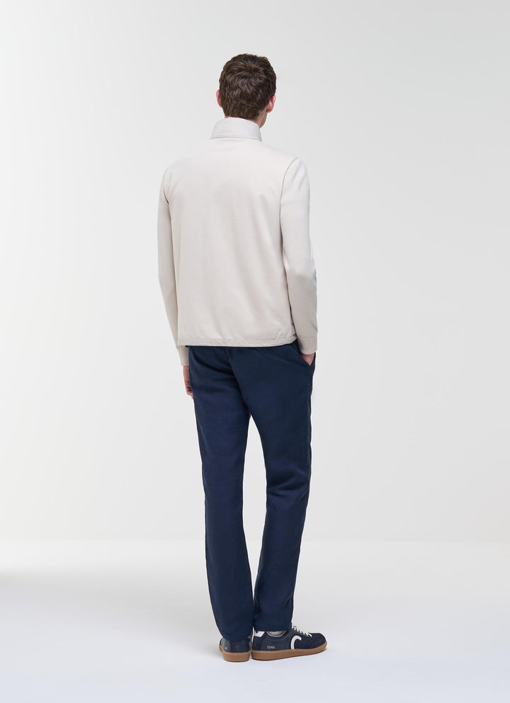 Hybrid Padded Jacket Hemp Beige