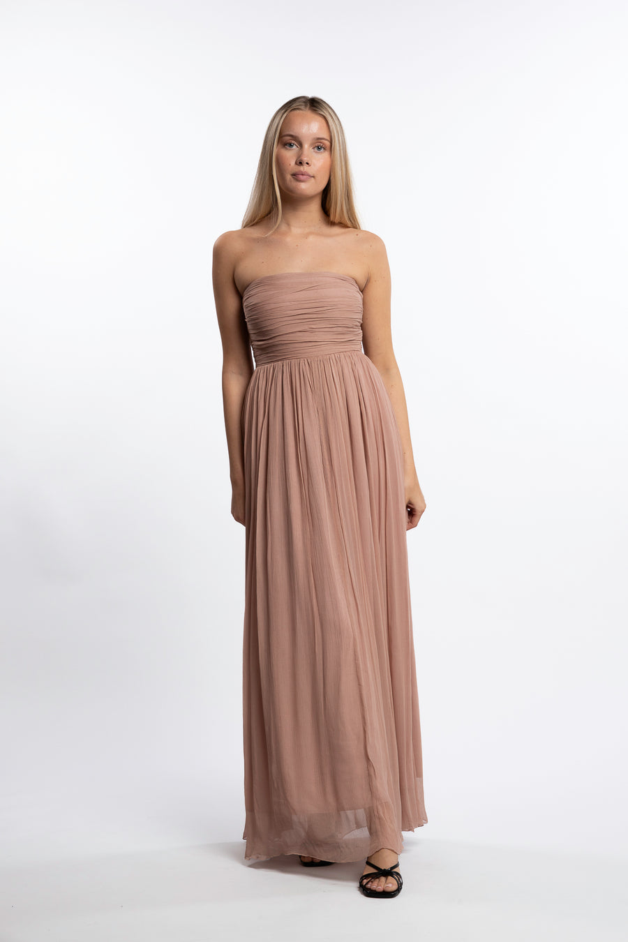 Amalfi Dress- Warm Taupe