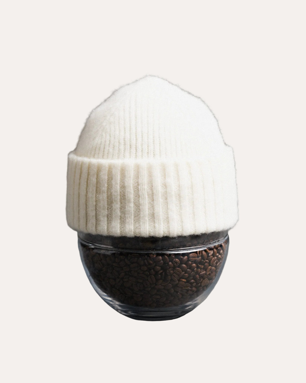 Shaggy Beanie Ecru