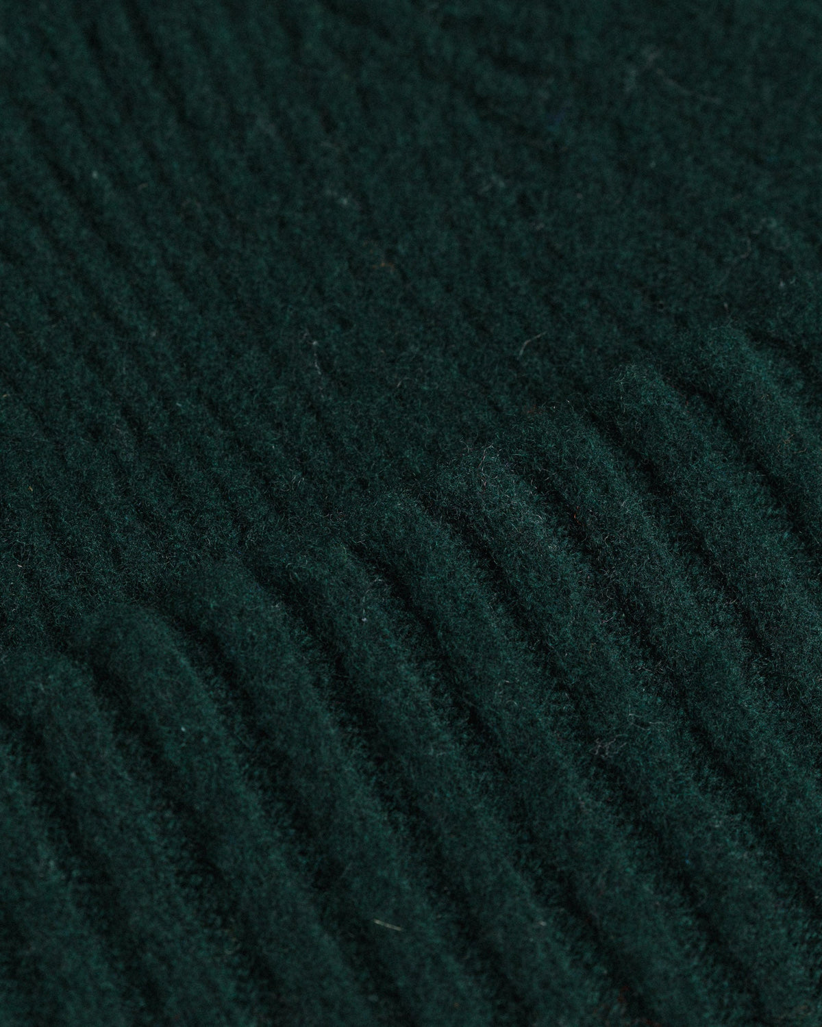 Shaggy Beanie Bottle Green