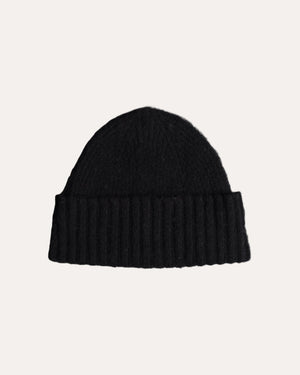Shaggy Beanie Black