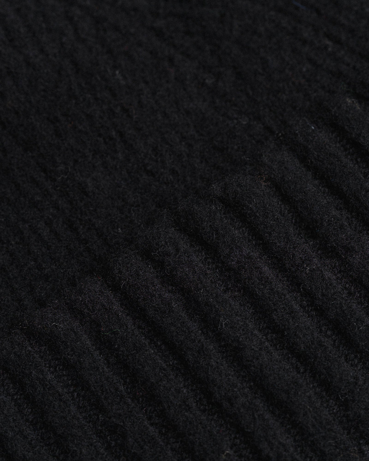 Shaggy Beanie Black