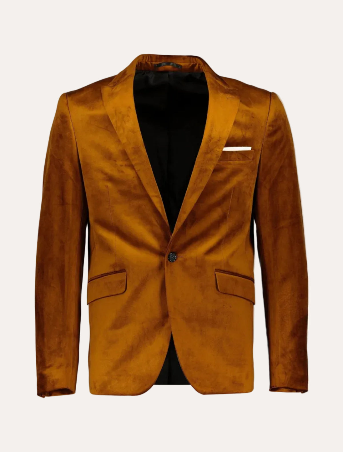 Velvet Blazer Brown - packshot forside