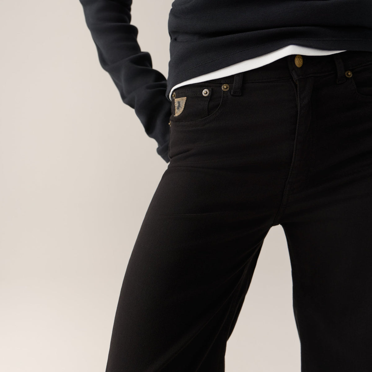 Palazzo Lea Soft Colour- Black