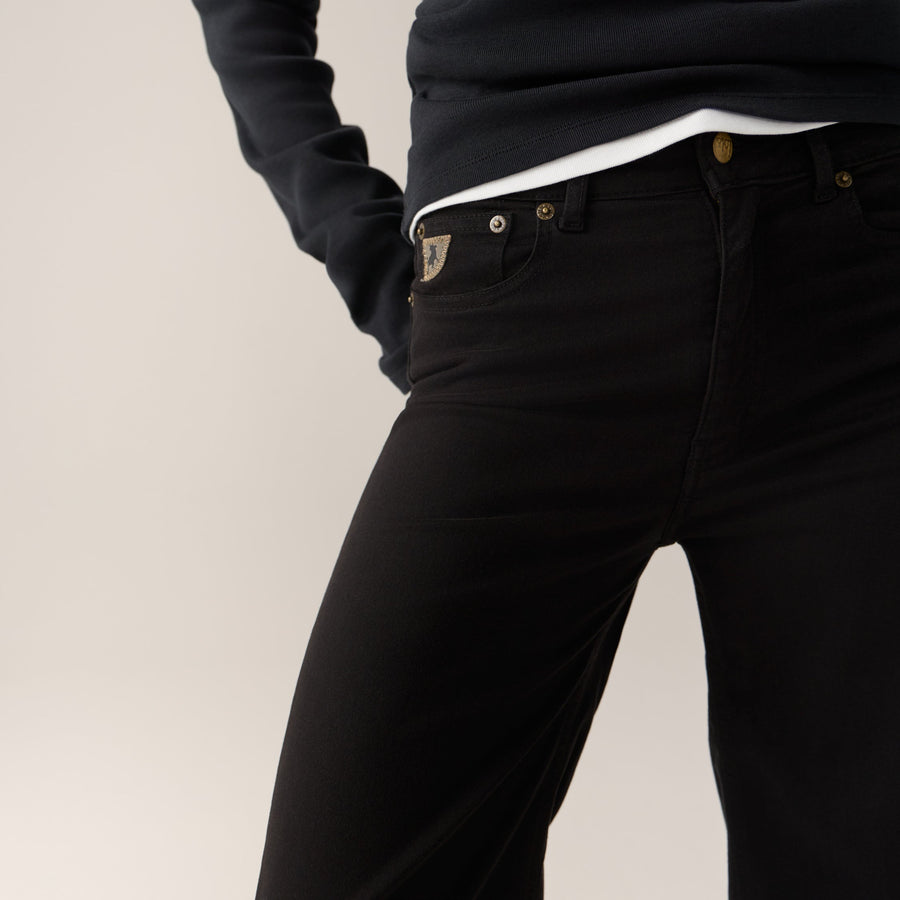 Palazzo Lea Soft Colour- Black