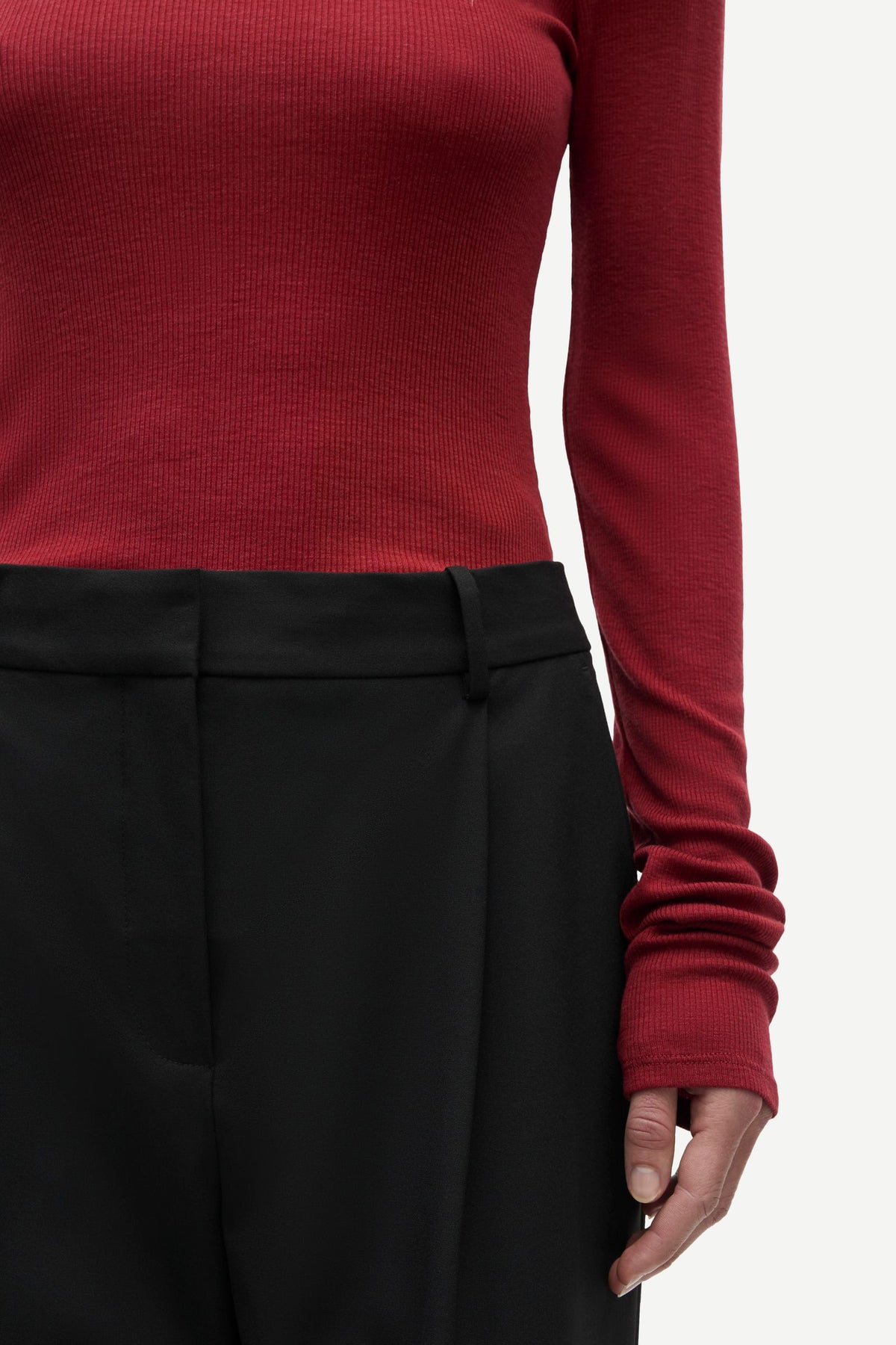 Sasonnet LS T-neck 15886 Sun dried tomato