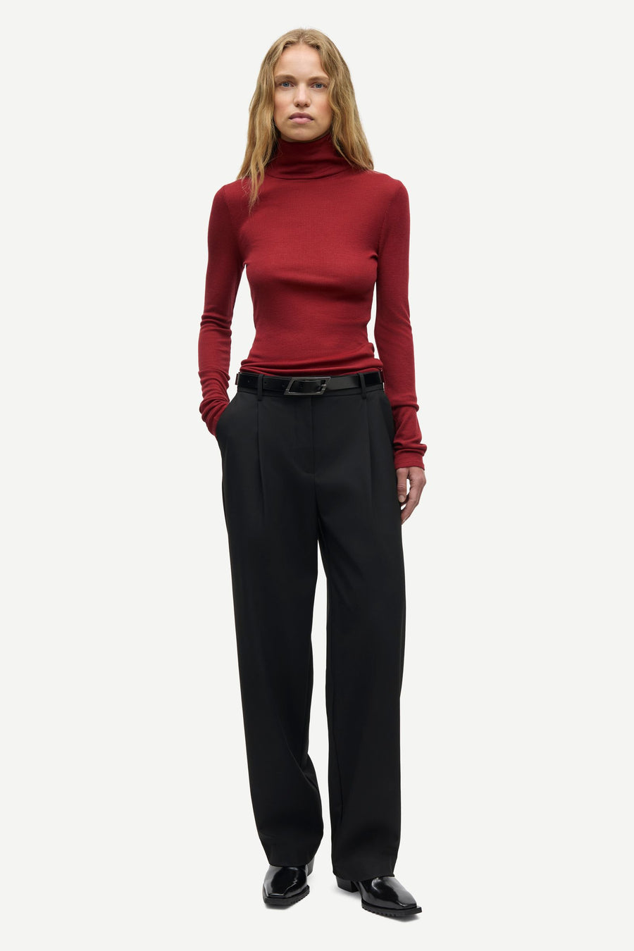 Sasonnet LS T-neck 15886 Sun dried tomato