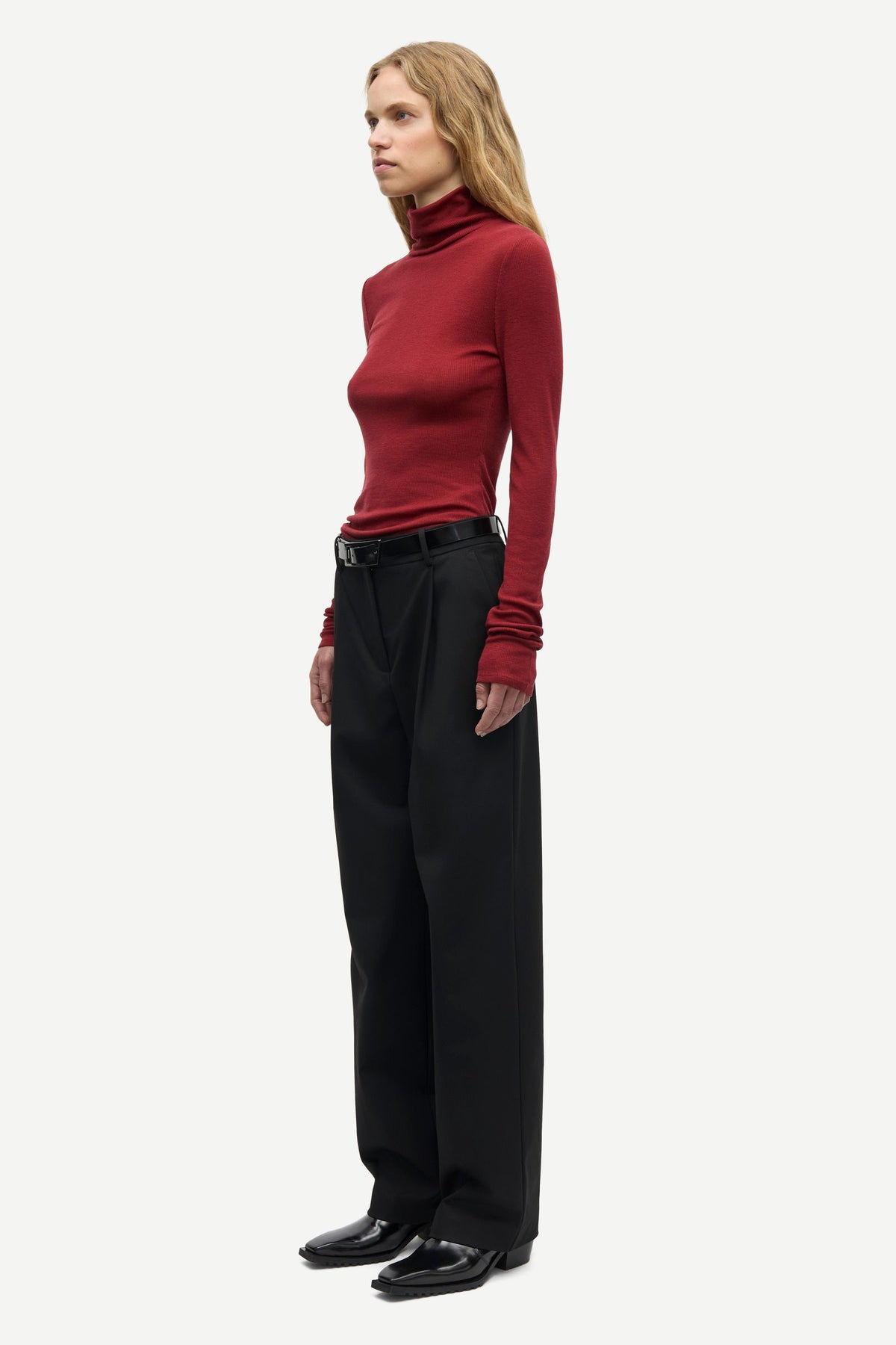Sasonnet LS T-neck 15886 Sun dried tomato