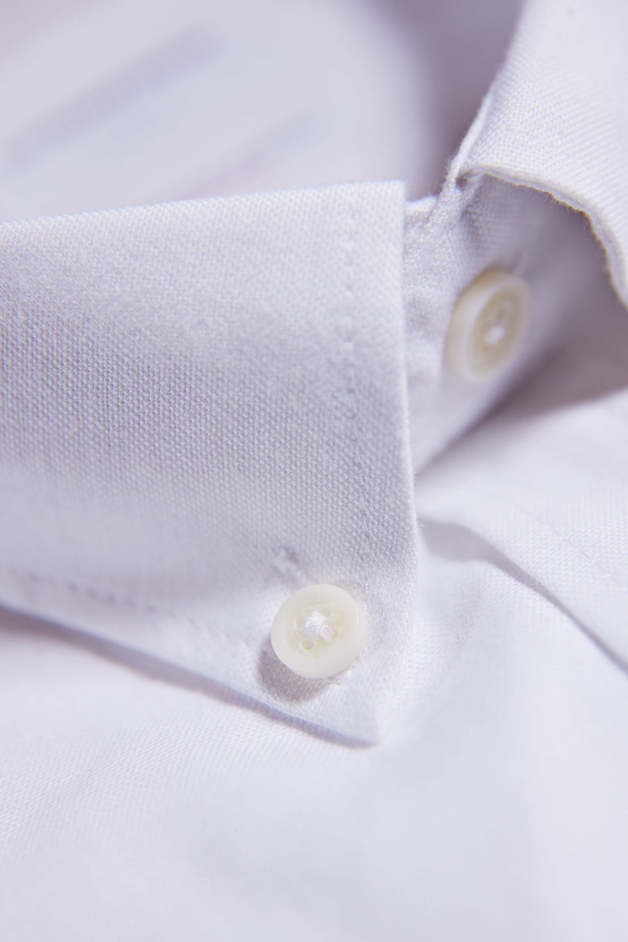 Oxford Superflex Shirt L/S White - detaljbilde