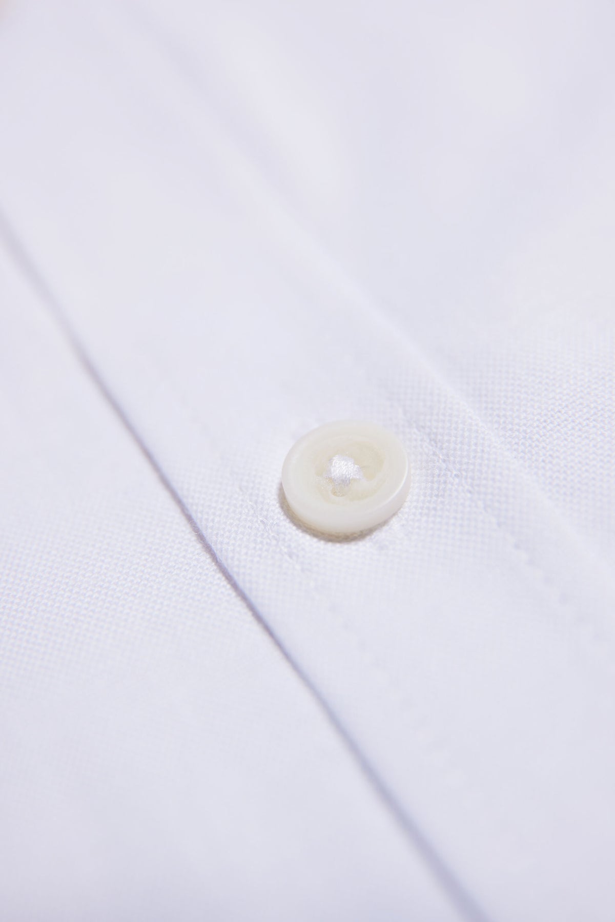 Oxford Superflex Shirt L/S White - detaljbilde
