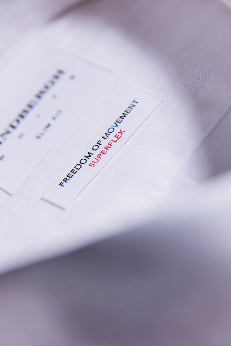 Oxford Superflex Shirt L/S White - detaljbilde